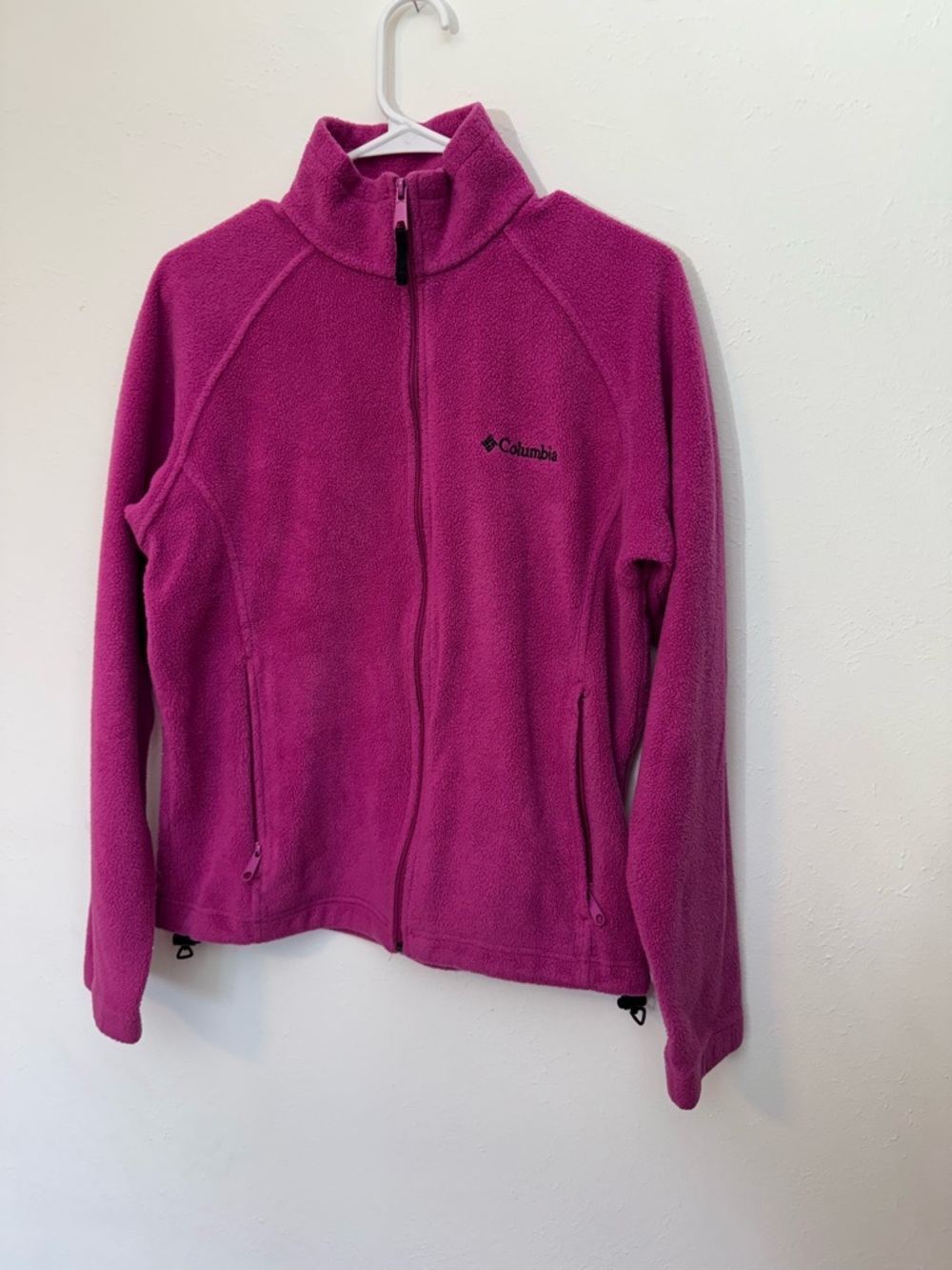 Columbia Women's Magenta Full-Zip Fleece Jacket